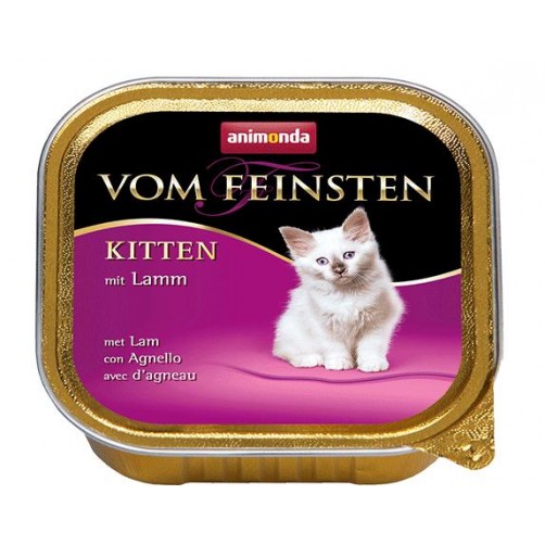  كنسرو گوشت بره مخصوص بچه گربه/ 100 گرمی/ Animonda Vom Feinsten Kitten 